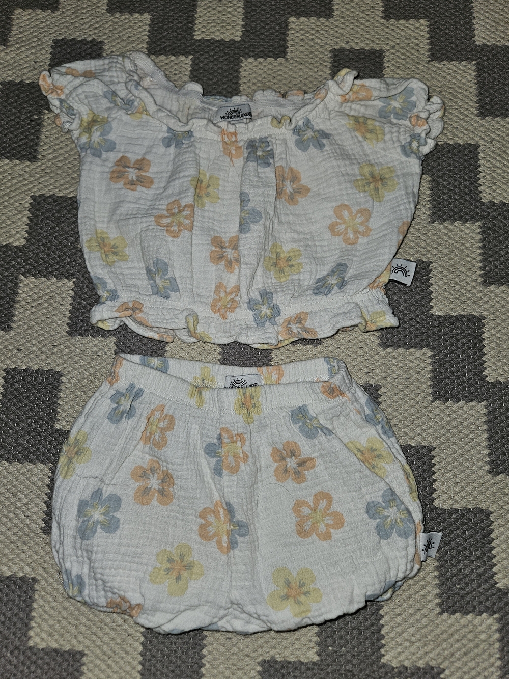 Bundle Of 3 Outfits - Size 18 Months, All 100% Cotton.